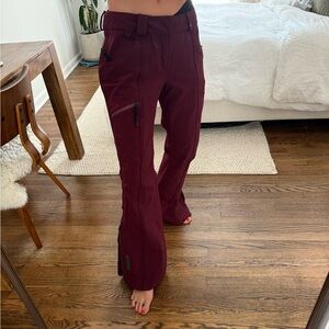 Oakley Maroon Ski/Snowboard Womens Pants Sz M